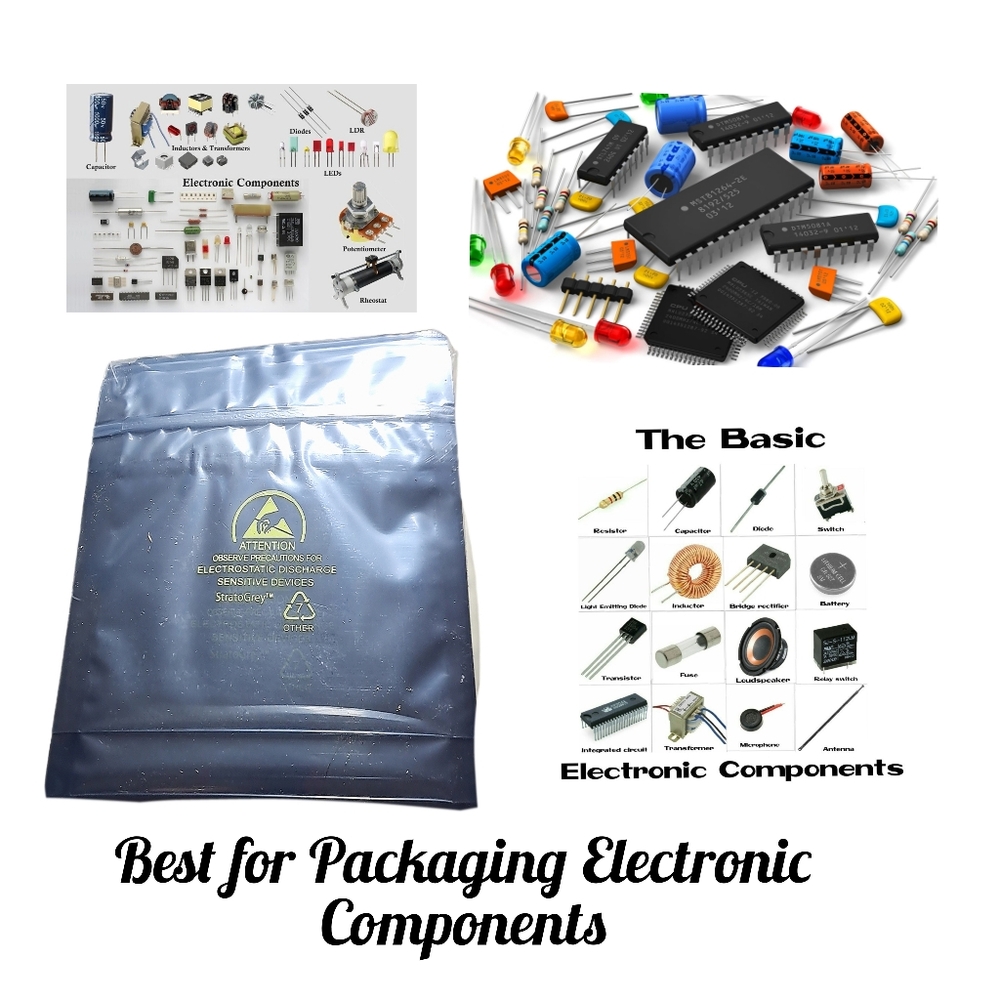 Static Shield Bags Prevent Buildup of Static Electricity 100 Pcs NWOT